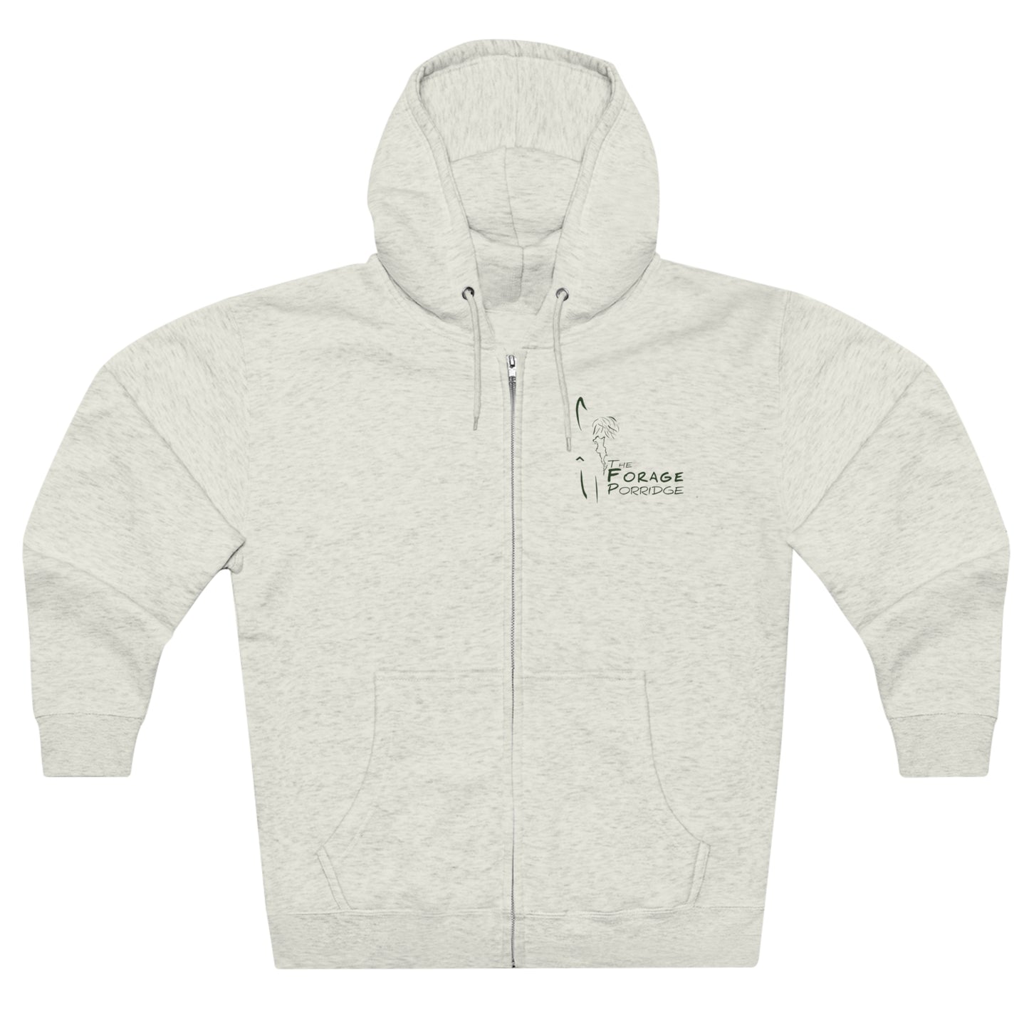 The Forage Porridge Zip Hoodie