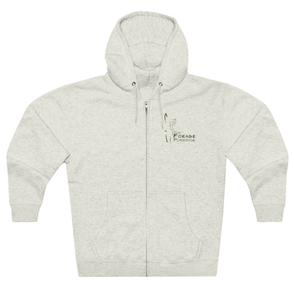 The Forage Porridge Zip Hoodie