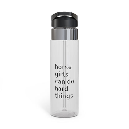 Horse Girls Can Do Hard Things 20 oz water bottle